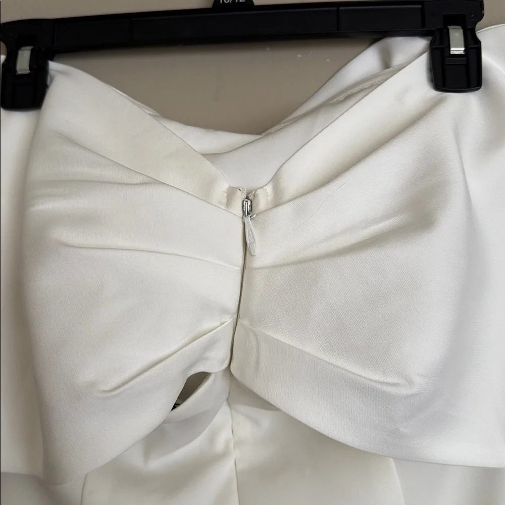 NWT- Sonya Moda Belluno Off the Shoulder Minidress, White, Large - Picture 10 of 12